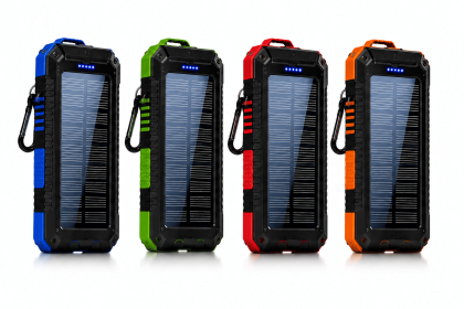 Solar Powerbank With Flashlight and Compass