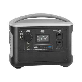 Portable Power Station, 600W Solar Generator Power Station, 493Wh LiFePO4 Battery Backup with 8 Output Ports for Home Emergency, Outdoor Camping