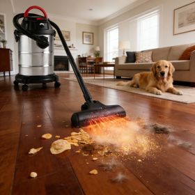 Wet Dry Vac, Cleaner, 8 Gallon, 6 Peak HP, 3 in 1 Shop Vacuum with Blowing Function, Wet/Dry Vacuum to Clean Floor, Upholstery, Gap, Car, Black