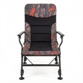 Adult Oversized Foldable Fishing Chair with Armrest Portable Comfortable Outdoor Seat for Men Women