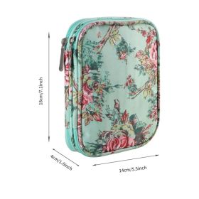 Green Lily Short Bearded Woven Tool Storage Bag Manufacturer (Option: Peony Flower)