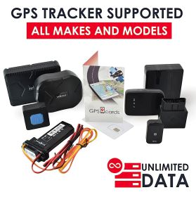GPS Cards Sim fits with CARRVAS Navigation GPS7 GPS Tracker/ Speed Detector (Default: Default)